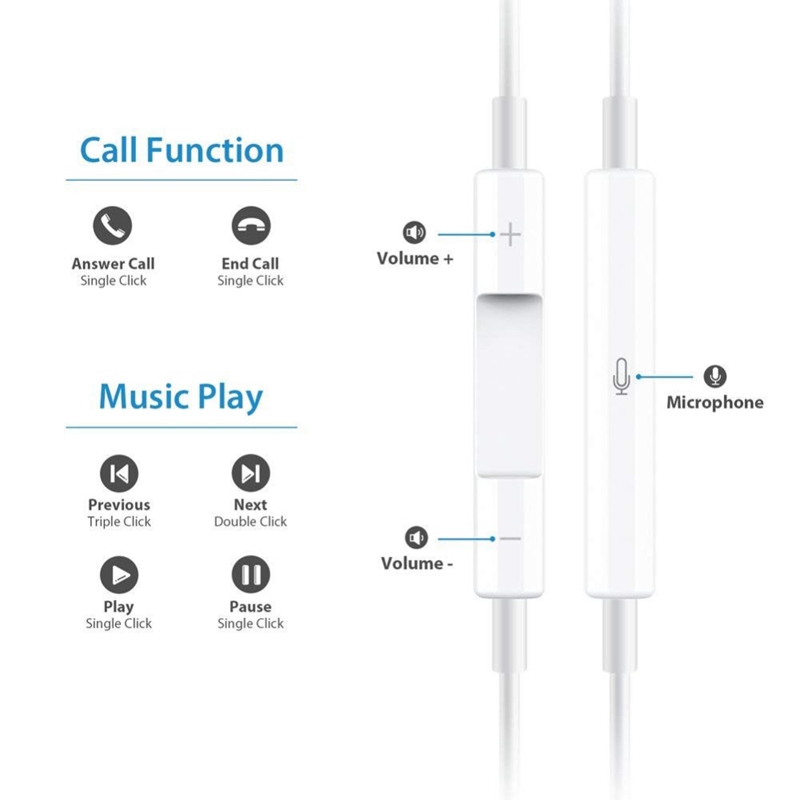 Tai nghe nhét tai có micro 3.5mm cao cấp cho ĐT táo 12 Pro Max Mini 11 Pro Max XS Max XR Xiaomi Redmi Samsung Oppo Vivo