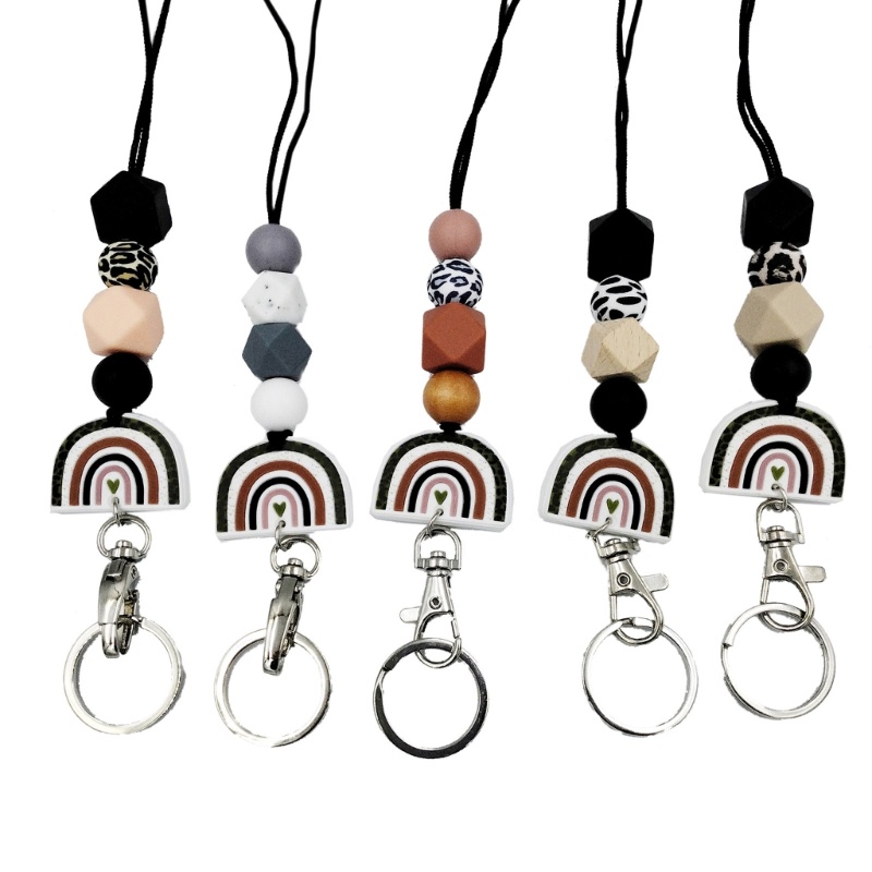 Dây Xỏ Hạt Silicone Dùng Làm Móc Khóa Trang Trí DIY