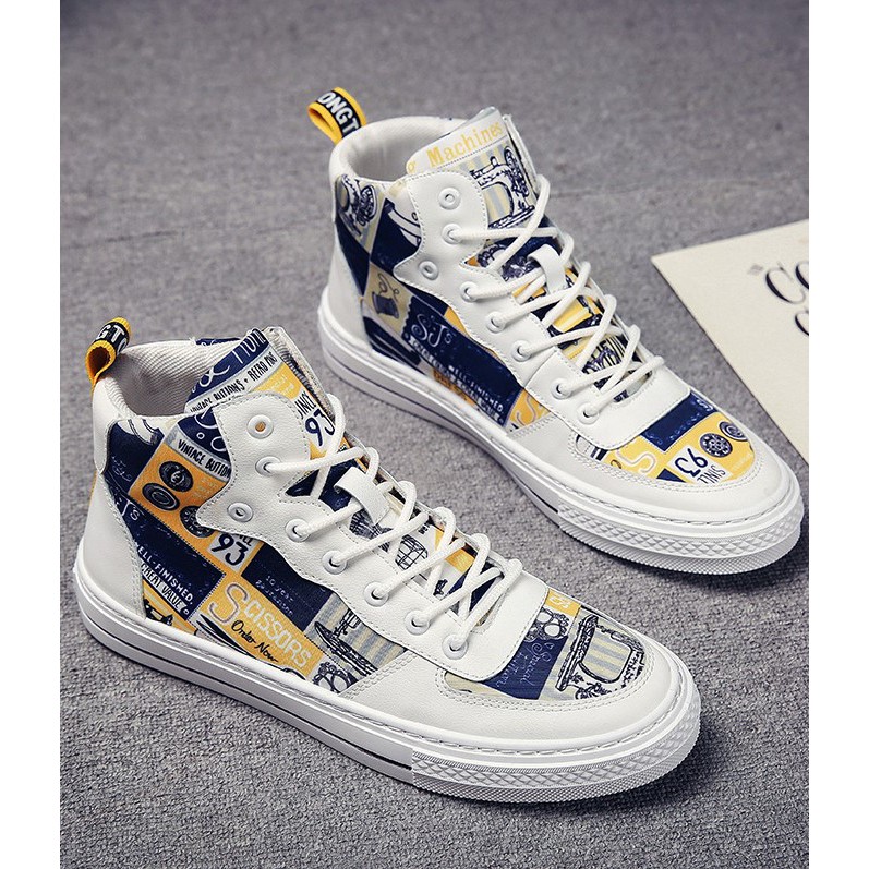 Giày Sneaker Phong Cách Hàn Quốc, Họa Tiết in Hình 3D CỰC CHẤT --- S93 | BigBuy360 - bigbuy360.vn