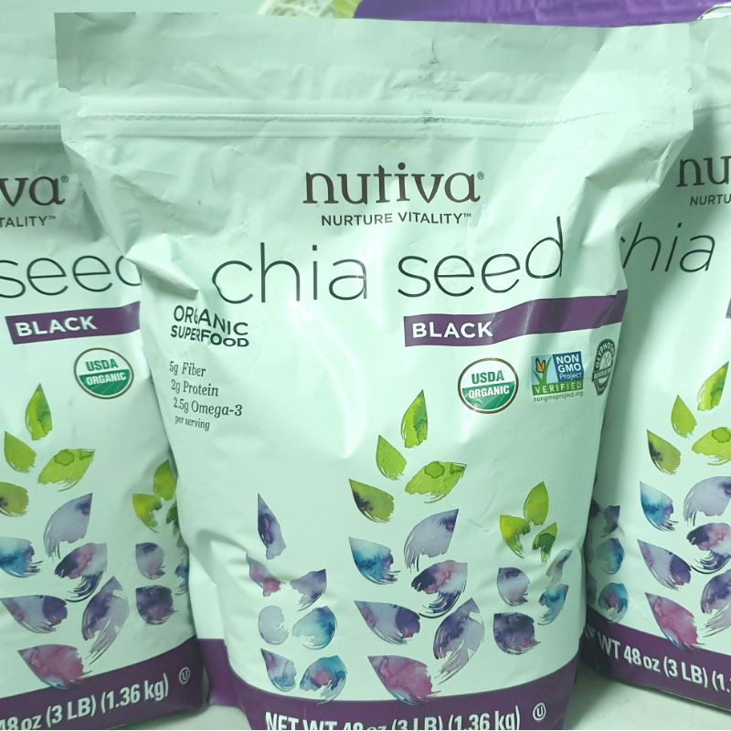 Hạt Chia giải pháp giảm cân chăm sóc sức khỏe Nutiva Chia Seed