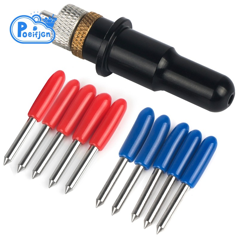Set 1 cái giá đỡ lưỡi Roland màu đen + 5 cái 45 + 5 cái 60 độ lưỡi cắt tinh chỉnh nhỏ