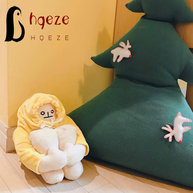 Gấu Nhồi Bông Hình Quả Chuối Ấm Áp Đáng Yêu 40cm