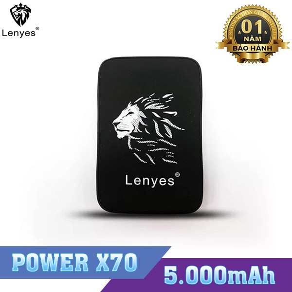 Pin Sạc Dự Phòng Chính Hãng Lenyes X70 - 5000mAh