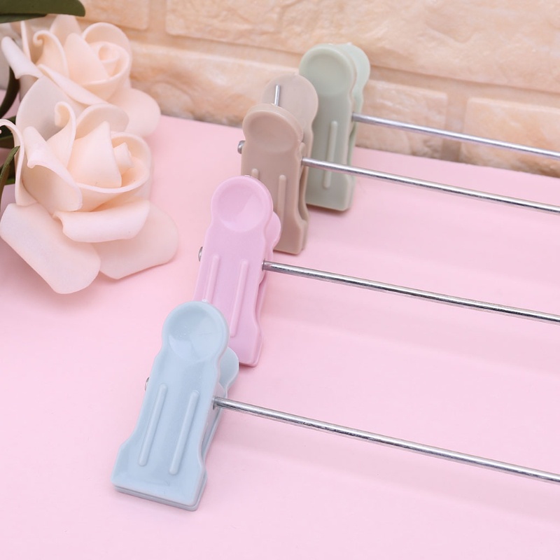 Set 10 Kẹp Đứng Phơi Quần Áo Chống Trượt Có Thể Điều Chỉnh