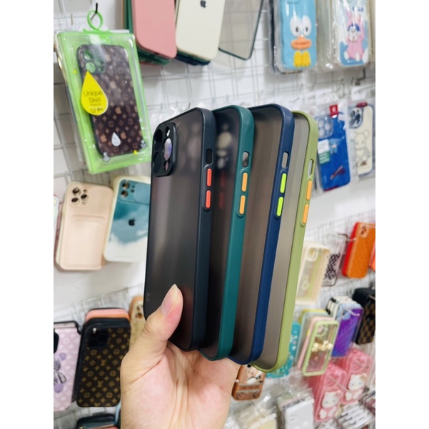 Ốp lưng nhám viền màu chống va đập samsung A51, a52, a53, a72, a73, a750, a33, a23, a22 4g