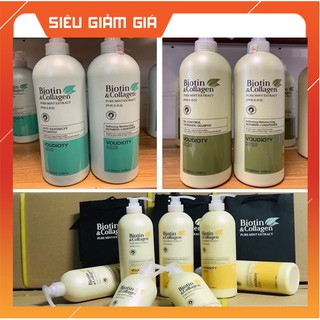 🛑FreeShip🛑 Cặp Dầu Gội Xả Biotin Collagen Mẫu Mới 2021 500ml & 1000ml
