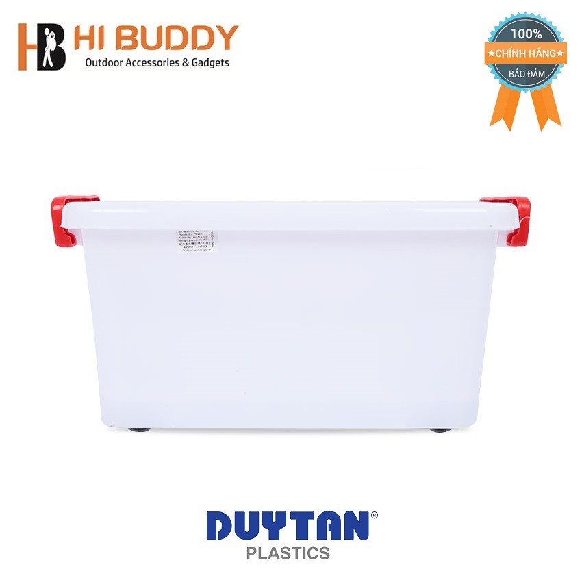 Combo 5 Thùng Nhựa Duy Tân Có Bánh Xe 30L (52 x 32 x 27.5 cm) No.750