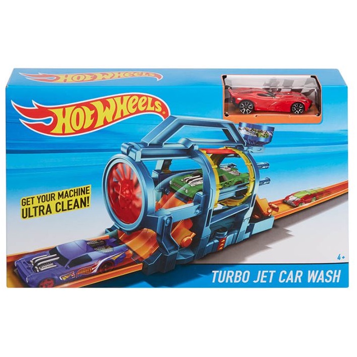 Bộ Hot Wheels rửa xe xoáy trục