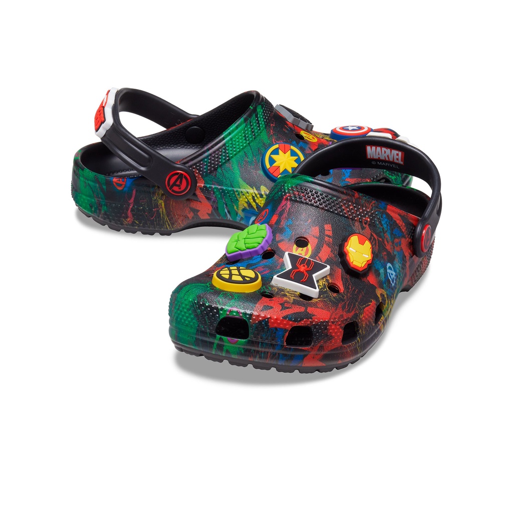 Giày lười clog trẻ em Crocs Funlab Classic - Marvel Avengers - 207721-001