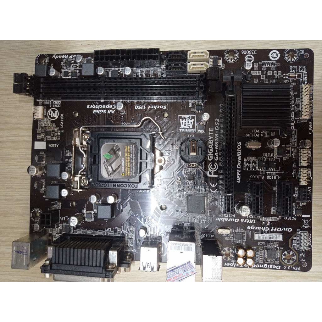 Main Gigabyte H81M-DS2 H81 Giga