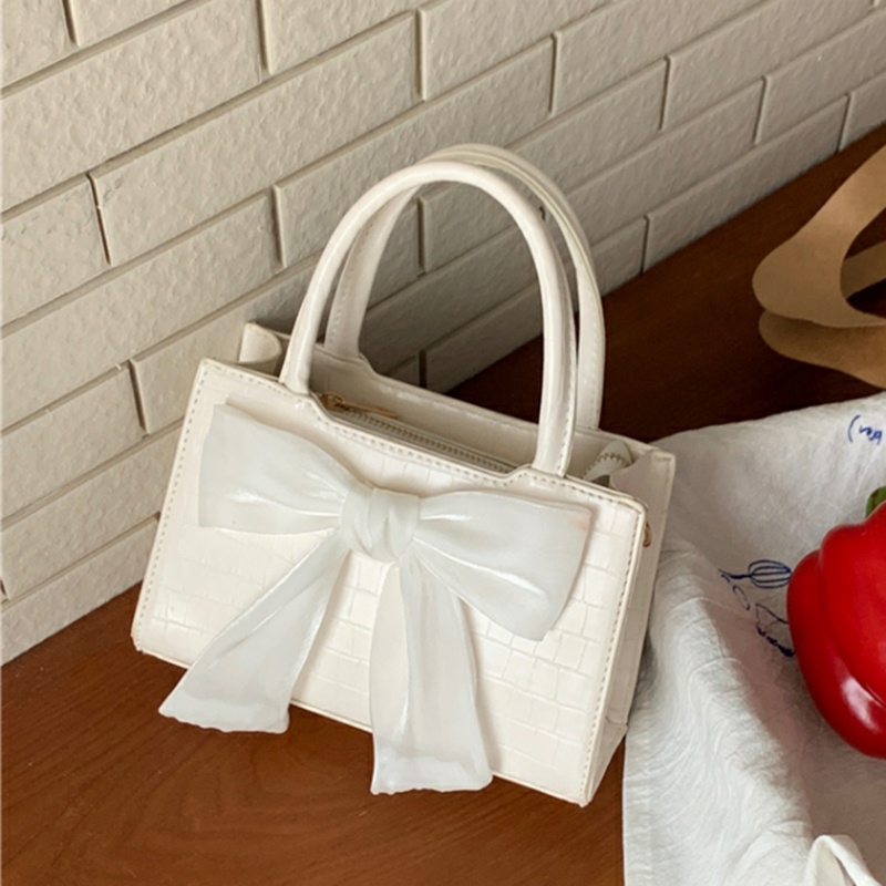 Túi xách vuông IELGY họa tiết nơ xinh xắn