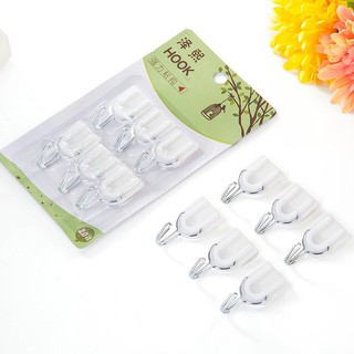 Vỉ 6 Móc Treo Dán Tường Powerful Hook