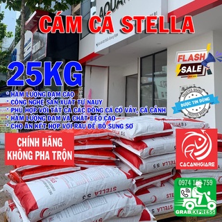 Thức ăn cá koi - Cám Stella +, Đạm 42-44% [BAO 25KG]