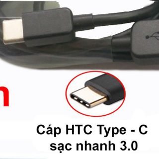Dây cáp sạc nhanh HTC chân type C xịn mới 100%