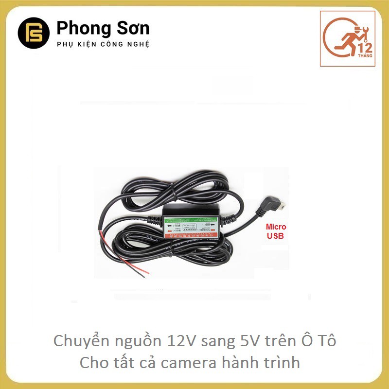 Adapter chuyển đổi điện 12v 24V sang 5V Cho camera hành trình trên ô tô ( BH 3 Tháng) | BigBuy360 - bigbuy360.vn