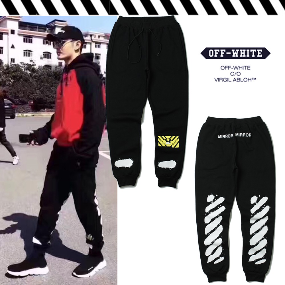 Off WHITE Quần Jogger Thể Thao Cho Nam Và Nữ