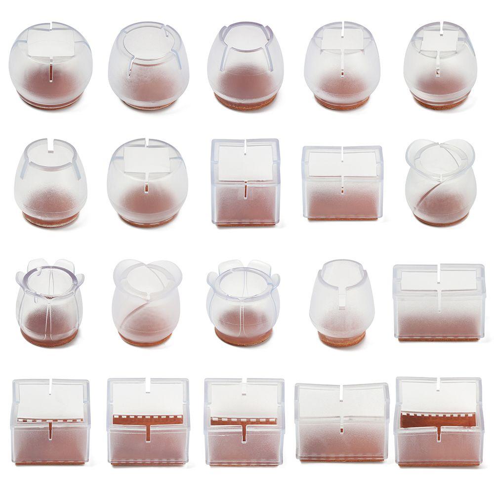 Set 12 Miếng Lót Chân Bàn Nội Thất Chống Trượt Chống Mài Mòn