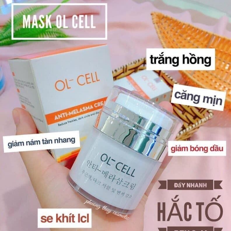 Kem tri nám mụn trắng da ol -cell 30g