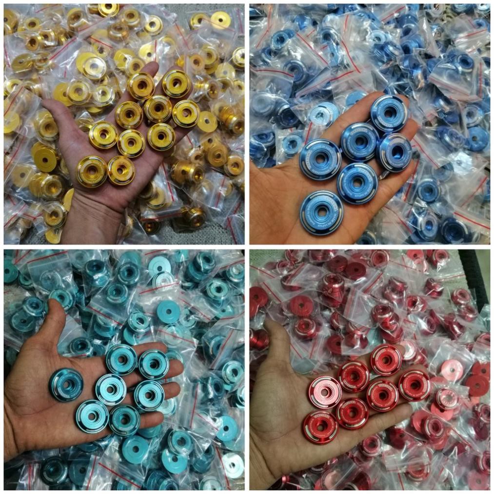 Gù tay lái nhôm TAKEGAWA màu ĐỎ