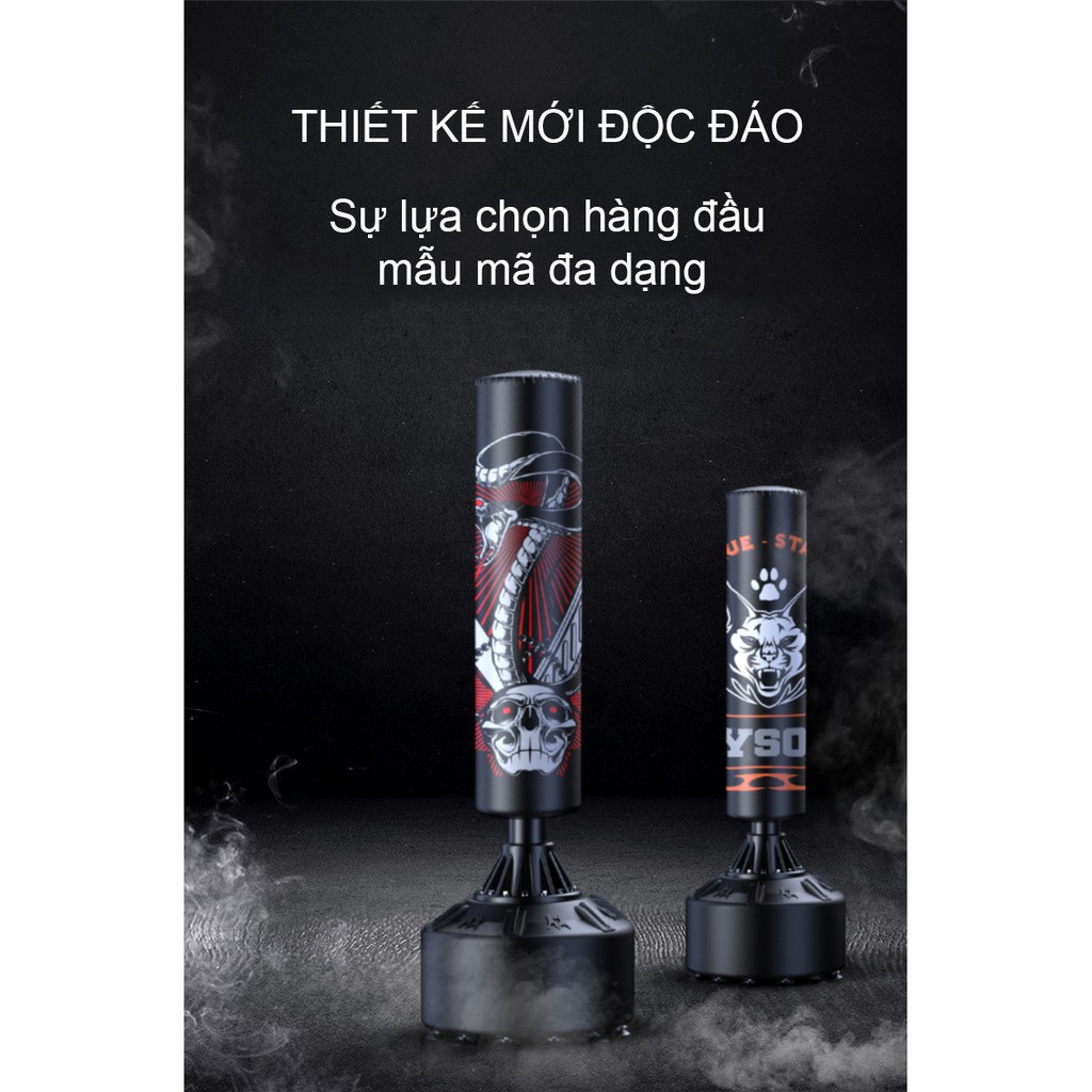 Trụ Đấm Bốc,Trụ Boxing FED-8725 Kết Cấu Da PU 4 Lớp Siêu Bền Cao Cấp + Găng Đấm Bốc