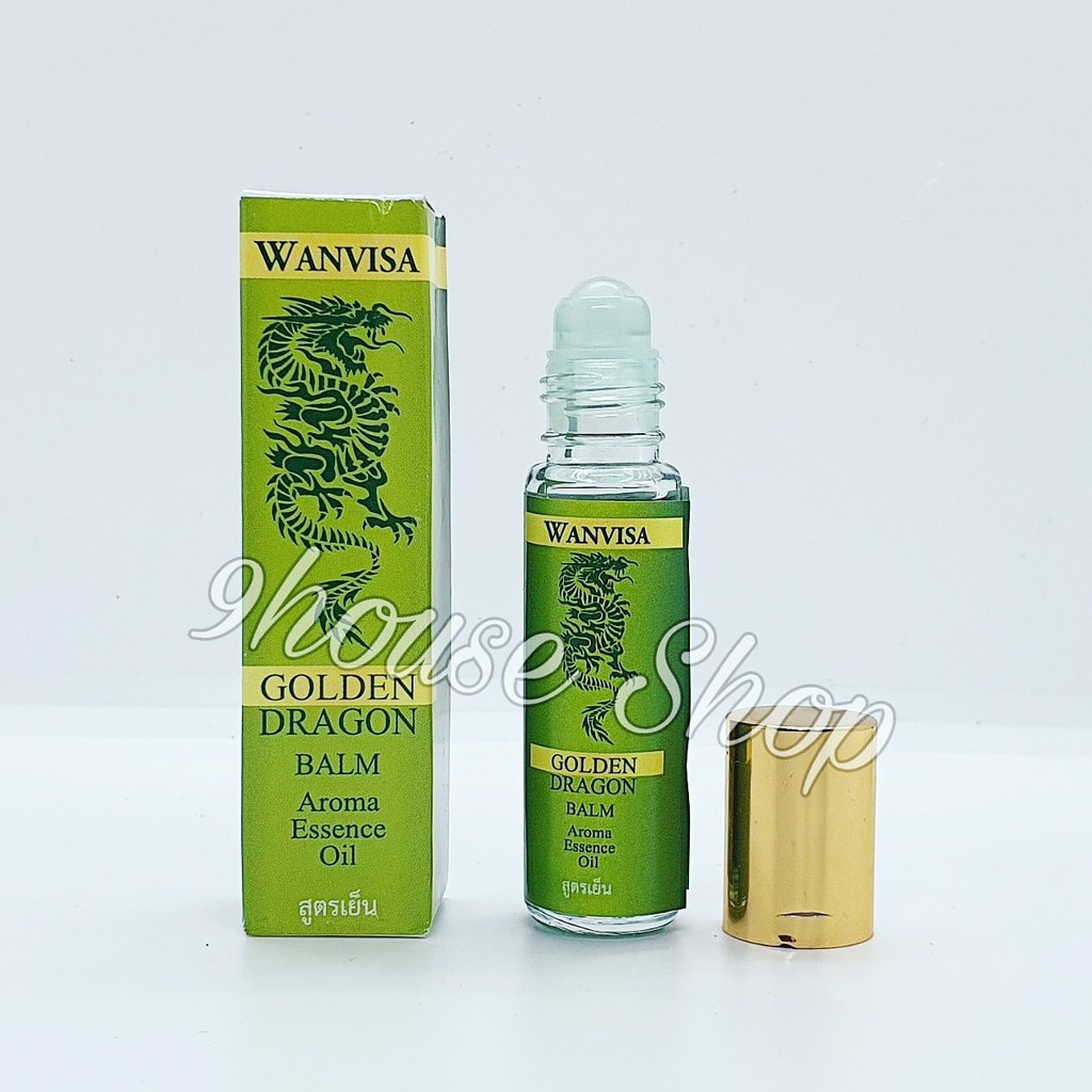 01 Chai Dầu Nước Xanh Con Rồng WANVISA 8ml (Golden Dragon Balm Aroma Essence Oil)