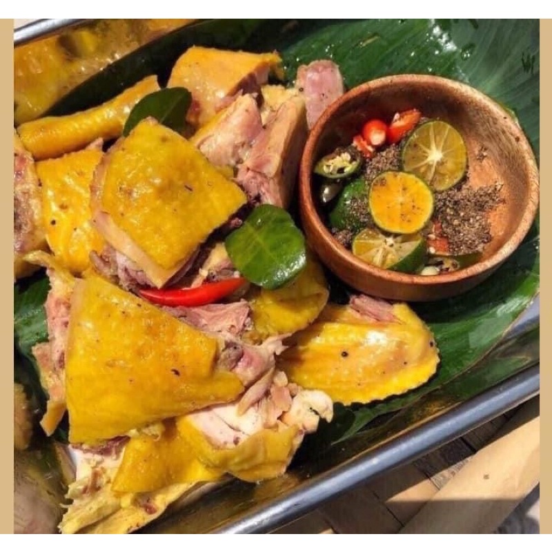 Gà ủ muối hoa tiêu 1 khay nửa con (giao hoả tốc HCM)