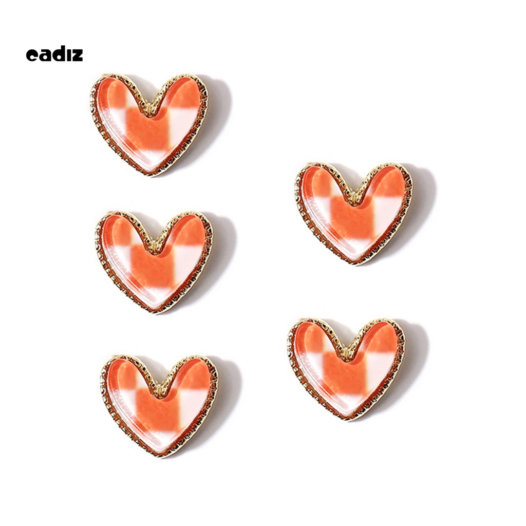 [Hàng mới về] Phụ kiện trang trí móng tay hình trái tim đính đá quý nhân tạo trang trí móng nghệ thuật