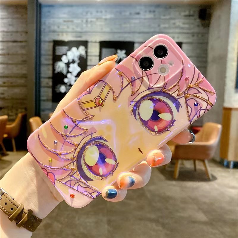 Ốp Điện Thoại Mềm Hình Thủy Thủ Mặt Trăng Cho iPhone11 12Pro Xsmax X / XS 7 / 8plus XR SE2020 13Pro 14