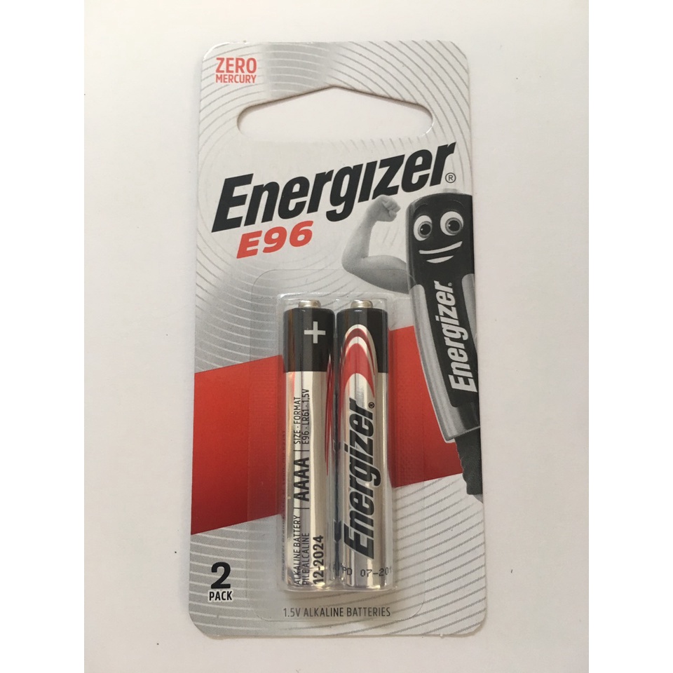 Pin AA, AAA, D, C, 9V, AAAA Energizer  1.5v Chính hãng Energizer Vỉ 12 viên