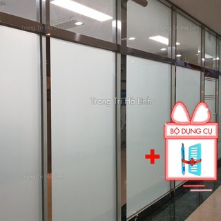 [BÁN CHẠY] Giấy Dán Kính Mờ - Decal kính Mờ Văn Phòng Cát Nhám Dán Cửa Kính Rẻ Đẹp 120x50cm