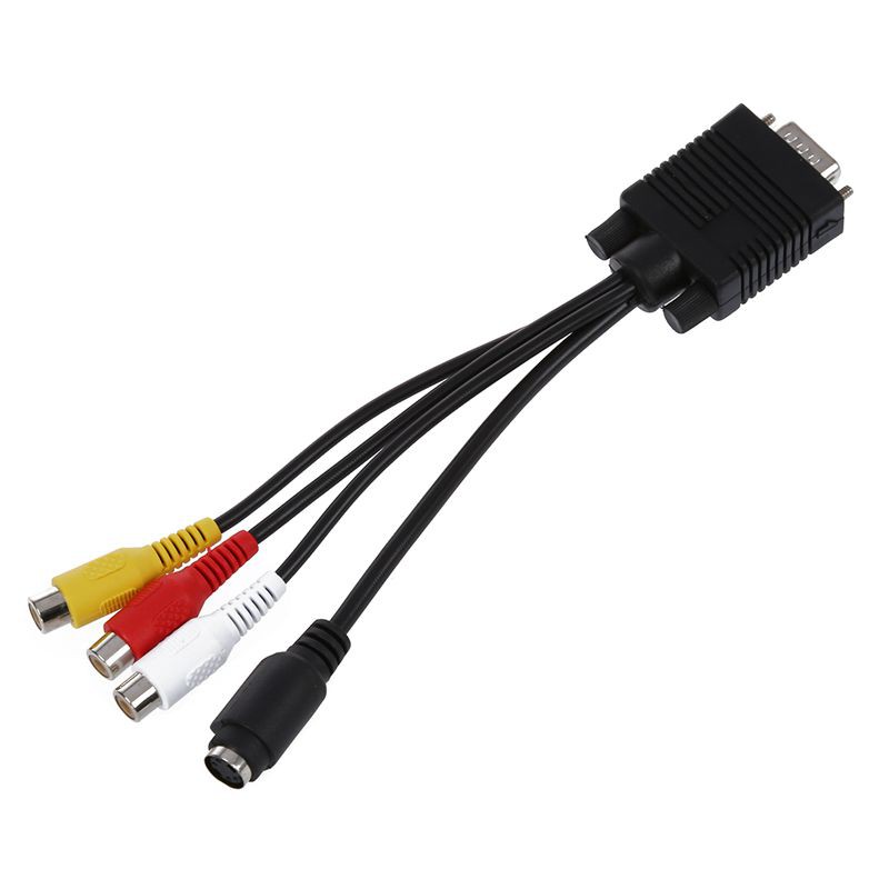 Cáp Chuyển Đổi Từ Vga Sang Tv S-Video Rca Cho Pc