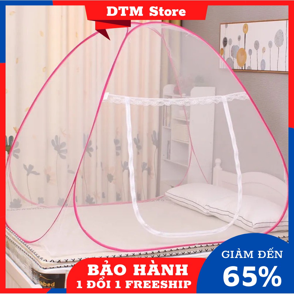 Mùng chụp tự bung đỉnh nhọn người lớn, màn chụp đỉnh nhọn cao cấp tiện lợi,bền, đẹp. BH 12 tháng - DTM Store