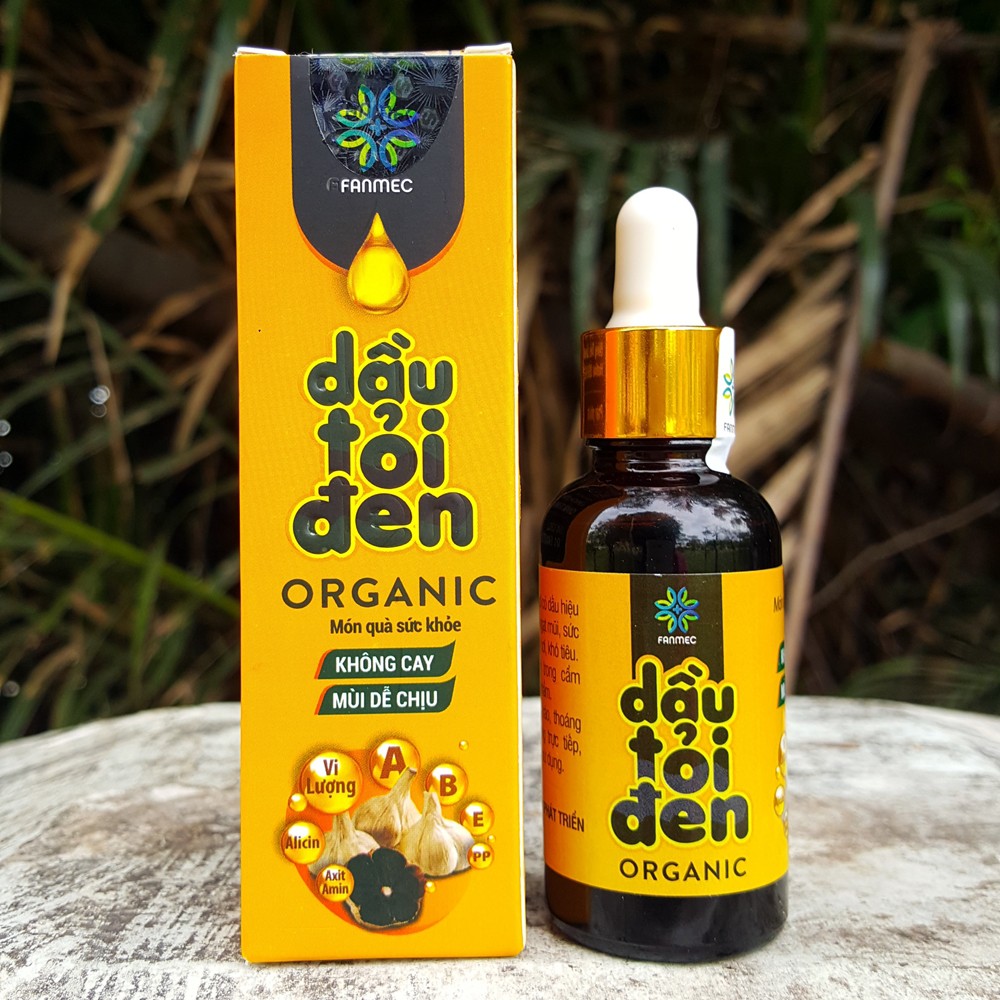 dầu tỏi đen ORGANIC PLUS FANECO 30 ml (흑마늘 오일 30ml)