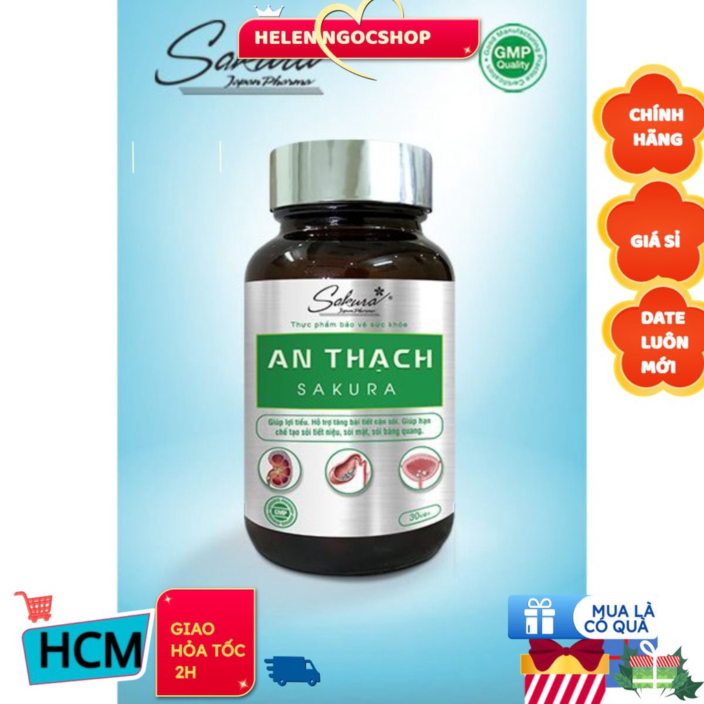 AN THẠCH SAKURA – Viên uống Lợi tiểu – Bổ thận – Bài thạch