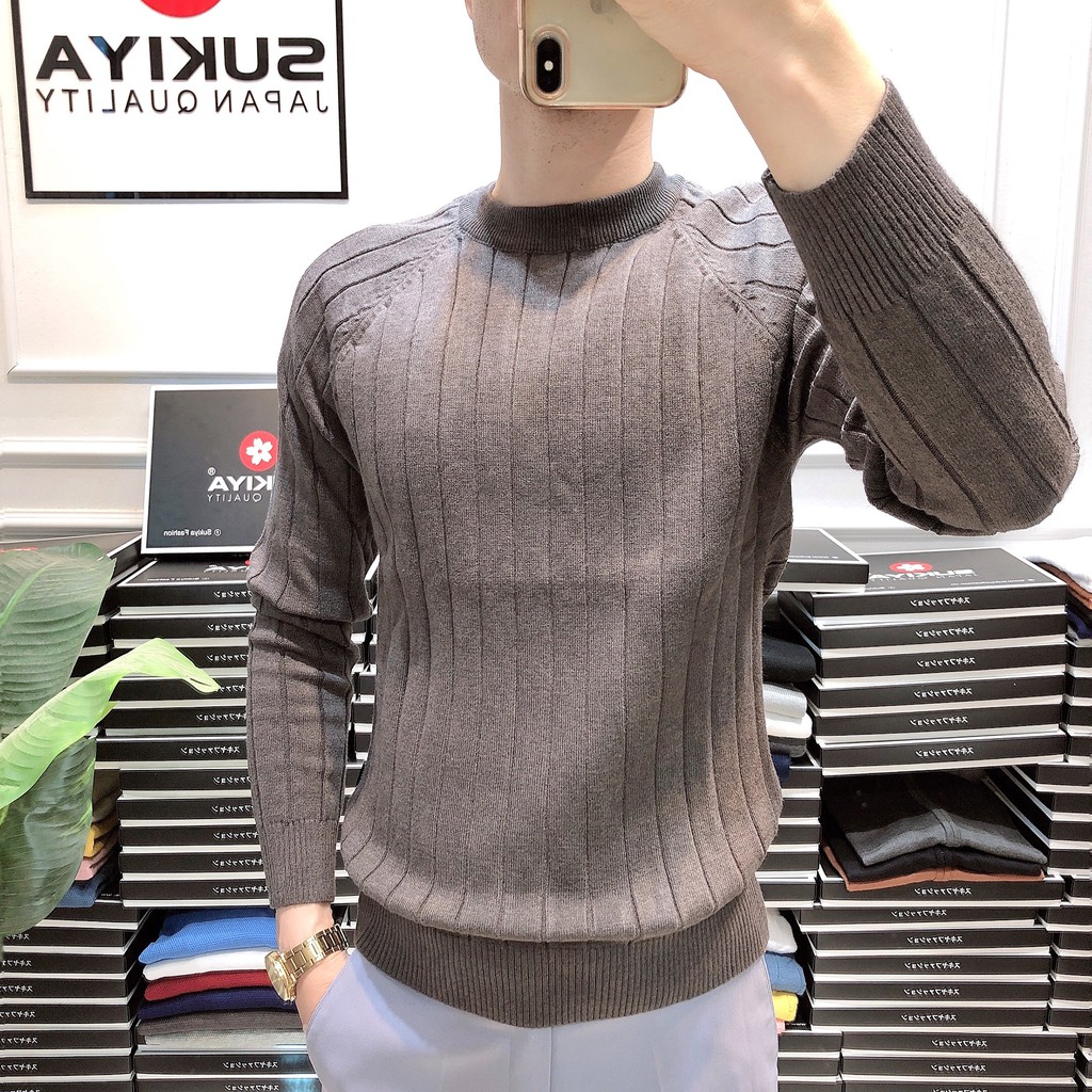 Áo len nam hàng hiệu sang trọng Sukiya fashion AL05 | BigBuy360 - bigbuy360.vn