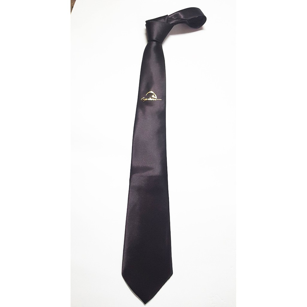 Cà vạt (Tie) họa tiết dát vàng cung Ma Kết (12 cung hoàng đạo)