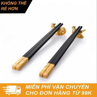 Đũa hợp kim mạ vàng (10 đôi)