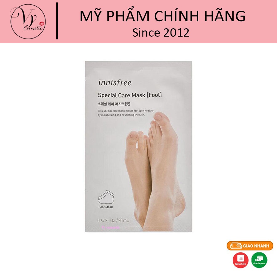 Mặt nạ chân Innisfree Special Care Foot Mask 1pcs