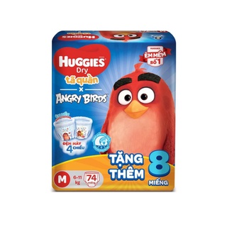 Bỉm tã quần Huggies Dry size M 74 miếng