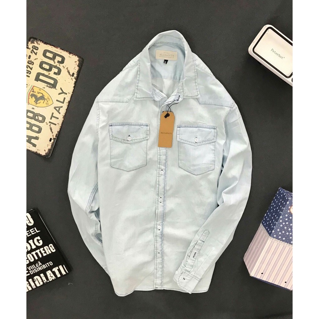 Áo Sơ Mi Jean ⚡️ Hàng Cao Cấp⚡️ Áo sơ mi Jean  Demi Big Size VNXK