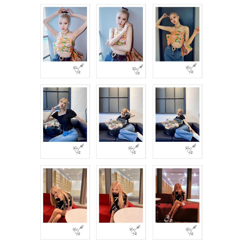 Lomo Card 36 Ảnh BLACKPINK - ROSÉ INSTAGRAM