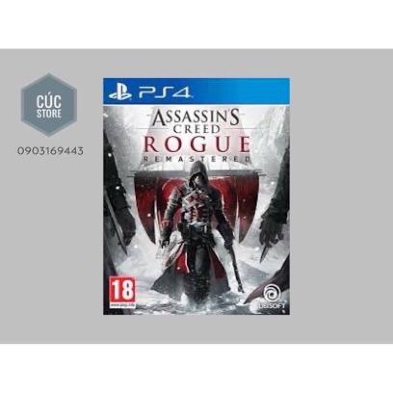 Đĩa chơi game PS4: Assassin's Creed Rogue Remastered