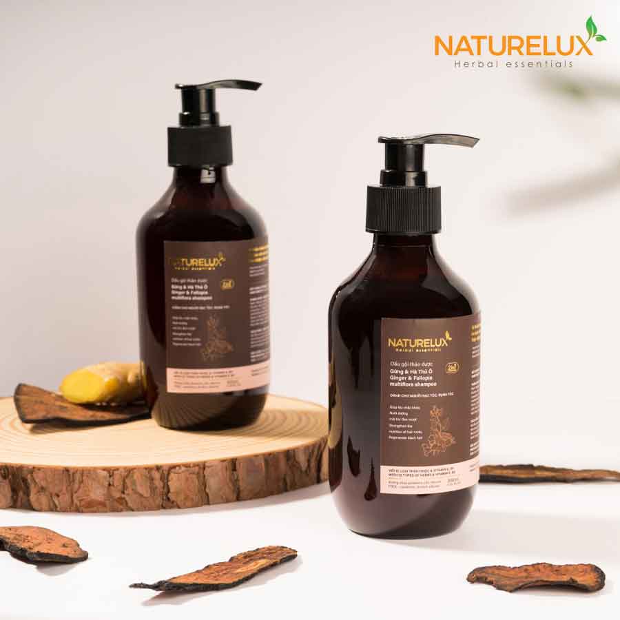 Dầu gội Hà Thủ Ô Gừng NATURELUX  300ml