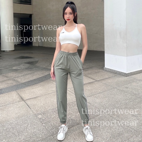 Quần Dài Jogger NK Chất Xi Dù Co Giãn Nhẹ, Tập Thể Thao, Chạy Bộ Tinisportwear.sg