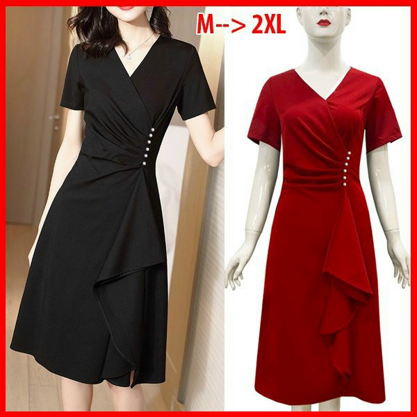 ĐẦM XÒE PHỐI BÈO ĐÍNH HẠT TRAI - YB220177