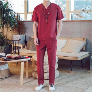 (BÁN K LỢI NHUÂN ) Bộ Đũi Nam dài tay chất đũi mềm mại mặc nhẹ , thấm hút  mồ hôi cực tốt!!!