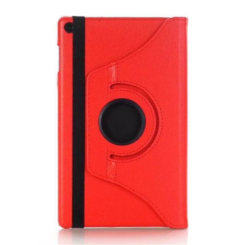 For Amazon Kindle Fire HD 8 2016/2017+Stylus Pen 360 Degree Rotate Stand Leather Tablet Case Cover