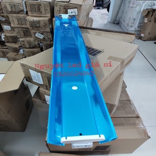 Combo 05 máng đèn 1.2m 2 bóng - máng đèn công nghiệp có choá