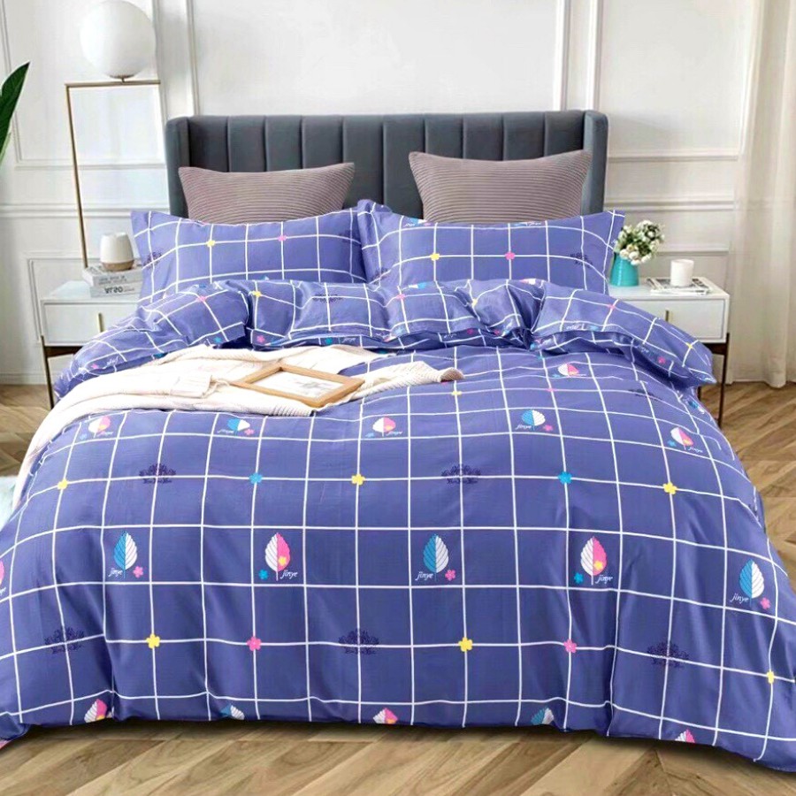 Bộ Ga Giường RIOTEX Nhiều Họa Tiết - 3 Món, Kích Thước 1m/1m2/1m4/1m6/1m8, Giao Màu Ngẫu Nhiên