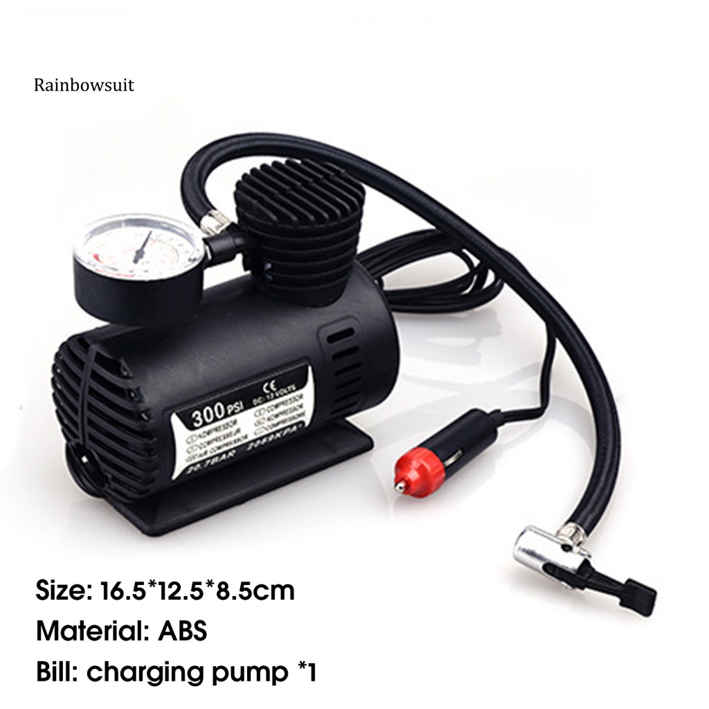 Máy Bơm Lốp Xe Hơi Chạy Điện Thiết Kế Nhỏ Gọn Tiện Dụng